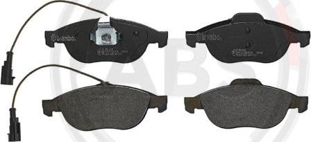 A.B.S. P23075 - Brake Pad Set, disc brake autospares.lv