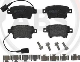 A.B.S. P23142 - Brake Pad Set, disc brake autospares.lv