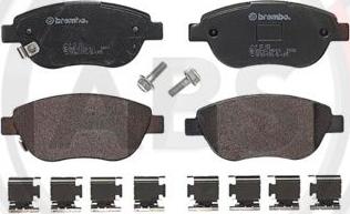 A.B.S. P23153 - Brake Pad Set, disc brake autospares.lv