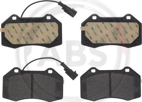 A.B.S. P23162 - Brake Pad Set, disc brake autospares.lv