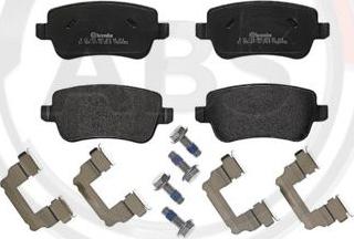 A.B.S. P23102 - Brake Pad Set, disc brake autospares.lv