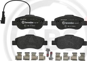 A.B.S. P23107 - Brake Pad Set, disc brake autospares.lv