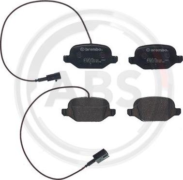 A.B.S. P23181 - Brake Pad Set, disc brake autospares.lv