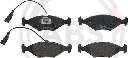 A.B.S. P23122 - Brake Pad Set, disc brake autospares.lv