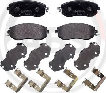 A.B.S. P78021 - Brake Pad Set, disc brake autospares.lv