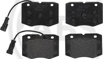 A.B.S. PA6019 - Brake Pad Set, disc brake autospares.lv