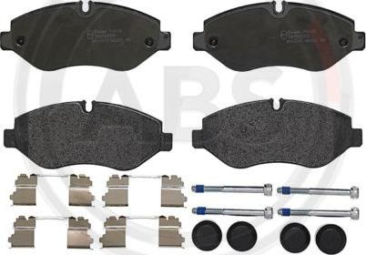 A.B.S. PA6026 - Brake Pad Set, disc brake autospares.lv