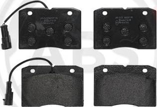 A.B.S. PA6020 - Brake Pad Set, disc brake autospares.lv