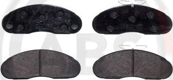 A.B.S. PB7001 - Brake Pad Set, disc brake autospares.lv