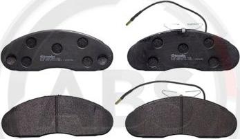 A.B.S. PB7002 - Brake Pad Set, disc brake autospares.lv