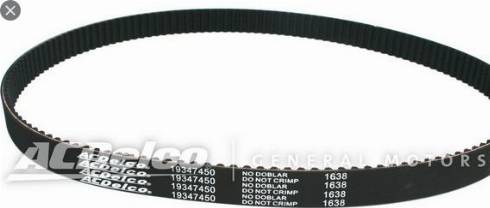 ACDelco 19347450 - Timing Belt autospares.lv