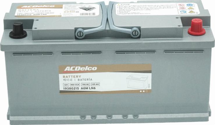 ACDelco 19380215 - Starter Battery autospares.lv