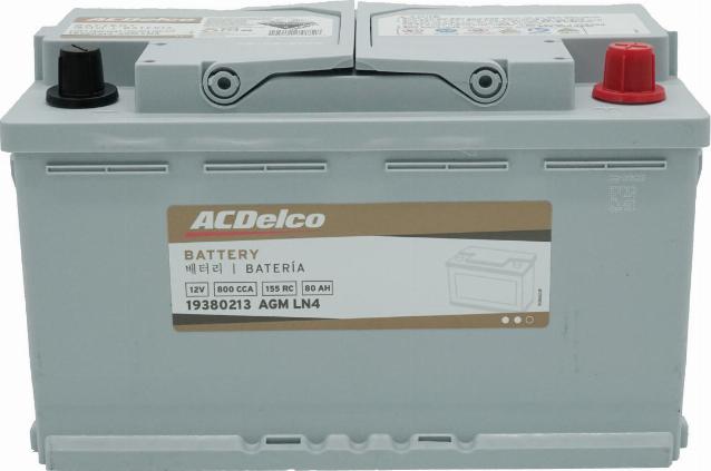 ACDelco 19380213 - Starter Battery autospares.lv