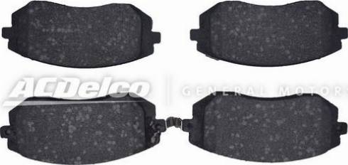 ACDelco 19374448 - Brake Pad Set, disc brake autospares.lv