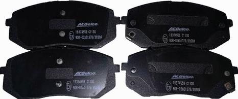 ACDelco 19374559 - Brake Pad Set, disc brake autospares.lv