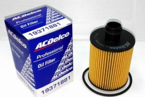 ACDelco 19371881 - Oil Filter autospares.lv