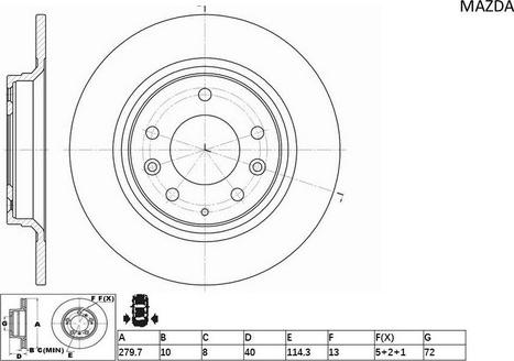 ACDelco ACDR2951 - Brake Disc autospares.lv