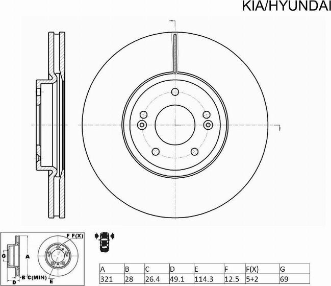 ACDelco ACDR2474 - Brake Disc autospares.lv