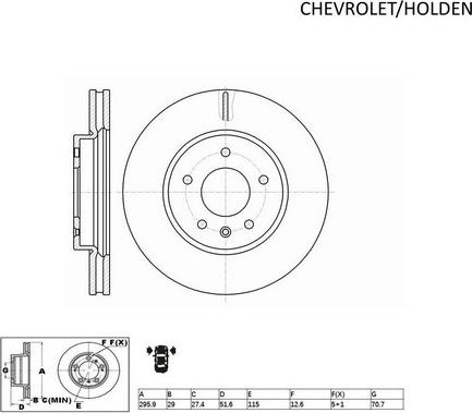 ACDelco ACDR2040 - Brake Disc autospares.lv