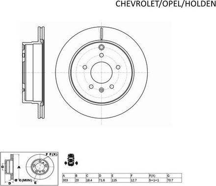 ACDelco ACDR2041 - Brake Disc autospares.lv