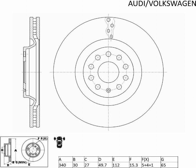 ACDelco ACDR2830 - Brake Disc autospares.lv