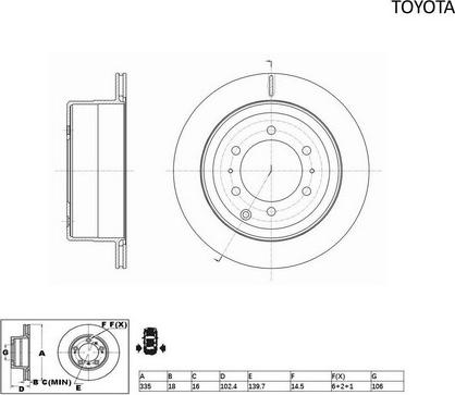 ACDelco ACDR786 - Brake Disc autospares.lv