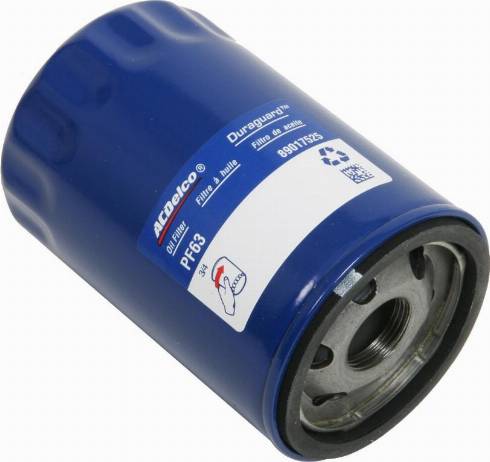 ACDelco PF63 - Oil Filter autospares.lv