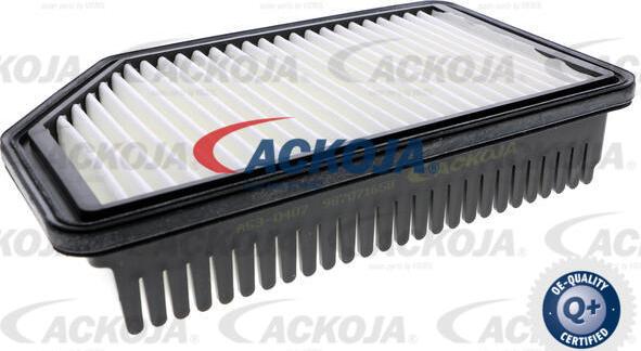 ACKOJA A53-0407 - Air Filter, engine autospares.lv