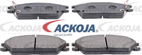 ACKOJA A52-0068 - Brake Pad Set, disc brake autospares.lv