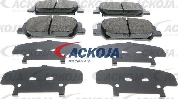 ACKOJA A52-0294 - Brake Pad Set, disc brake autospares.lv