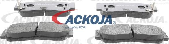 ACKOJA A52-2104 - Brake Pad Set, disc brake autospares.lv