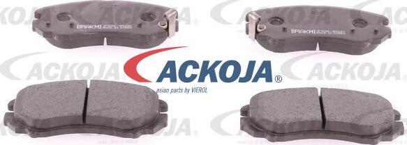 ACKOJA A52-2108 - Brake Pad Set, disc brake autospares.lv