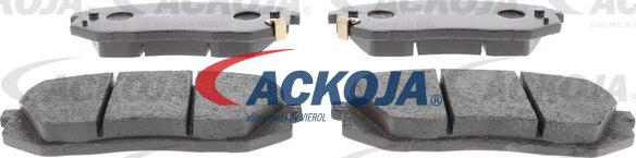 ACKOJA A52-2125 - Brake Pad Set, disc brake autospares.lv