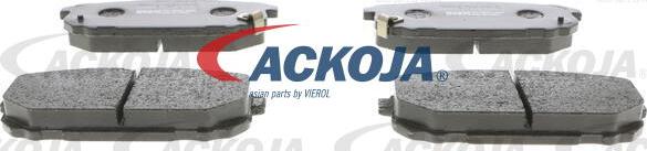 ACKOJA A52-2120 - Brake Pad Set, disc brake autospares.lv