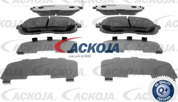 ACKOJA A64-0013 - Brake Pad Set, disc brake autospares.lv