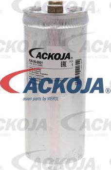 ACKOJA A38-06-0001 - Dryer, air conditioning autospares.lv