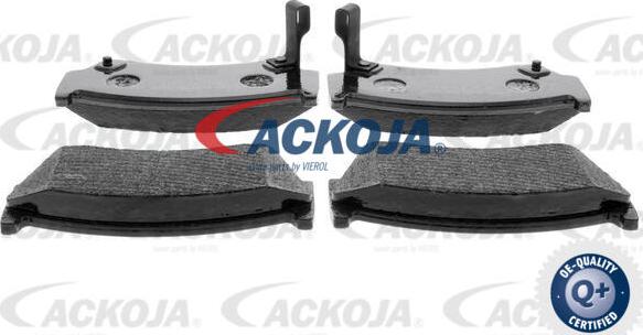 ACKOJA A38-0050 - Brake Pad Set, disc brake autospares.lv