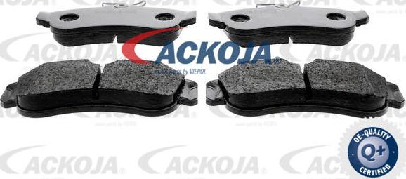 ACKOJA A38-0051 - Brake Pad Set, disc brake autospares.lv
