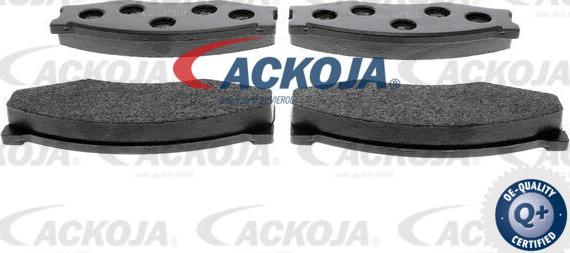 ACKOJA A38-0030 - Brake Pad Set, disc brake autospares.lv