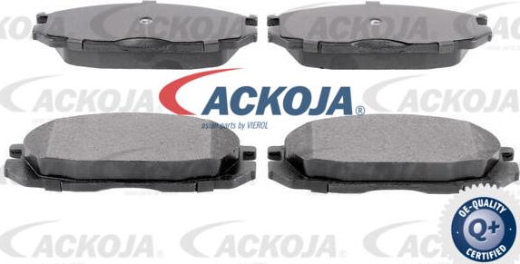 ACKOJA A38-0031 - Brake Pad Set, disc brake autospares.lv