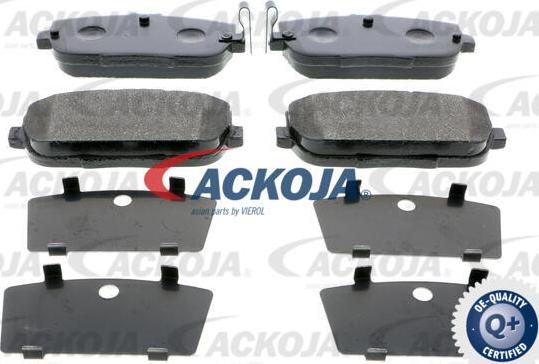 ACKOJA A32-0067 - Brake Pad Set, disc brake autospares.lv