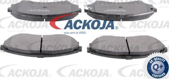 ACKOJA A32-0029 - Brake Pad Set, disc brake autospares.lv