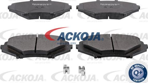 ACKOJA A32-0155 - Brake Pad Set, disc brake autospares.lv