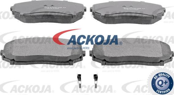 ACKOJA A32-0127 - Brake Pad Set, disc brake autospares.lv