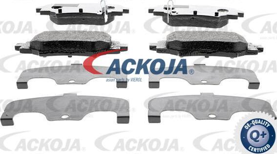 ACKOJA A32-0240 - Brake Pad Set, disc brake autospares.lv
