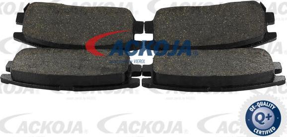 ACKOJA A37-0010 - Brake Pad Set, disc brake autospares.lv