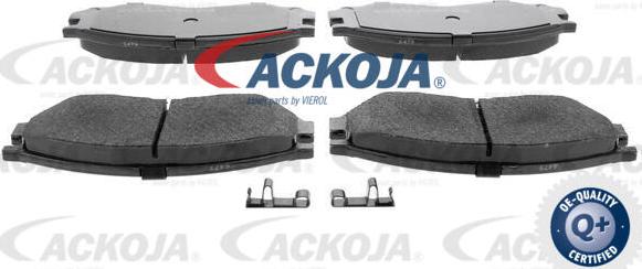 ACKOJA A37-0011 - Brake Pad Set, disc brake autospares.lv