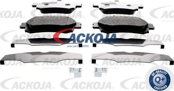 ACKOJA A37-0025 - Brake Pad Set, disc brake autospares.lv