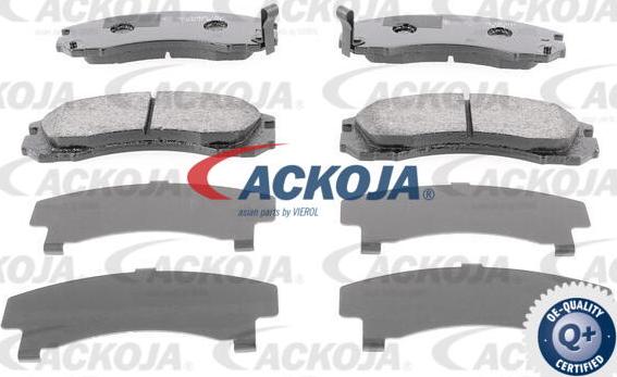 ACKOJA A37-0023 - Brake Pad Set, disc brake autospares.lv