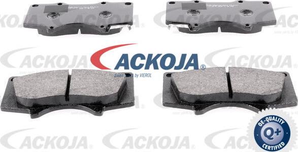 ACKOJA A37-0104 - Brake Pad Set, disc brake autospares.lv